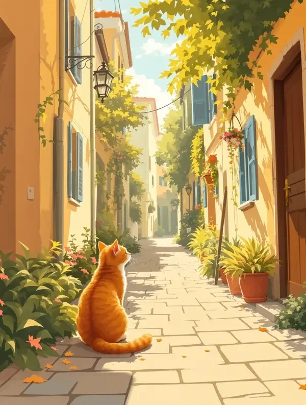 老巷口的猫 剧照海报，看片